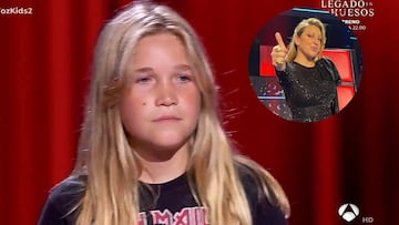 El sobrino de Niña Pastori sorprende en ‘La Voz Kids’ cantando rock