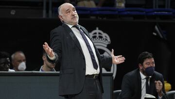El entrenador del Real Madrid, Pablo Laso, ha hablado antes de la final ante el Barcelona y ha revelado el estado de Rudy Fernández, lesionado en semifinales.