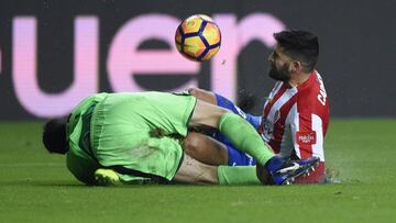 15-01-2017 PARTIDO 1» DIVISION
ESTADIO EL MOLINON
SPORTING 2
EIBAR 3
LESION DE RIESGO PORTERO DE EIBAR Y CARMONA
15/01/17 PARTIDO PRIMERA DIVISION SPORTING DE GIJON - EIBAR