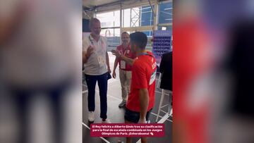 Felipe VI y Alberto Ginés: el saludo con más ‘flow’ a un deportista de todos los Juegos