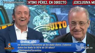 El vacile con tintes culés de Pedrerol a Florentino: “No cuente historias...”