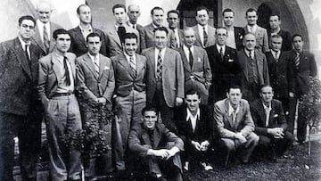 En 1937, ante la suspensión de la liga y la crisis económica, el FC Barcelona emprendió una gira por México y Estados Unidos para disputar diez partidos y asegurar ingresos vitales. La expedición, liderada por Rossend Calvet y el entrenador Patrick O’Connell, viajó con jugadores clave como Balmanya y Ventolrà, prolongando la estancia hasta septiembre. Además del fútbol, realizaron labor propagandística a favor de la República. Tras el regreso, muchos futbolistas, como el propio Ventolrà, que se casó con la sobrina del presidente  mexicano Lázaro Cardenas, Josefina Rangel, decidieron quedarse en México, otros decidieron arriesgarse y volver a Barcelona, siendo inhabilitados hasta 1941. El entrenador, O’Connell, fiel a su característico humor irlandés, resumió su compromiso con el club y la ciudad Condal afirmando que: “Mientras hubiera patatas, yo no me marcharía de Barcelona.