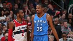 Durant no cierra la puerta a jugar en los Wizards en 2016
