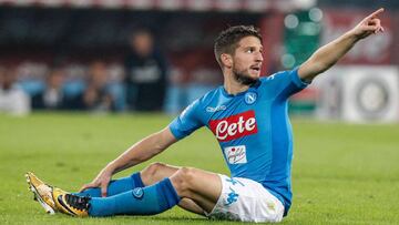 Mertens, uno de los cracks del Nápoles, está en la agenda del Atlético para la próxima temporada, sobre todo si salen Carrasco o Griezmann.