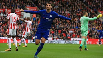 Morata encabeza la goleada del Chelsea con un hat-trick
