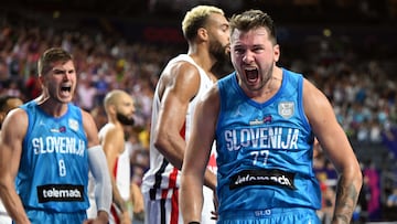 Luka Doncic, en su histórico partido contra Francia en el Eurobasket 2022.