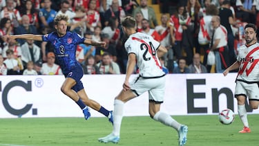 Llorente, en el Rayo-Atlético.