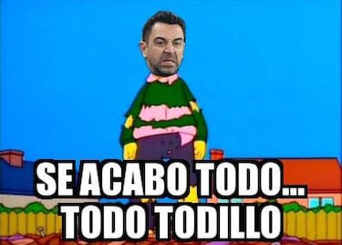 Los memes, demoledores con el Barcelona y Xavi