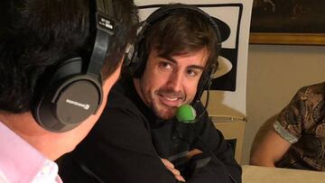 Fernando Alonso, en 'El Transistor' de Onda Cero.
