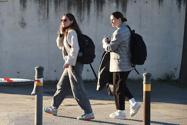 La jugadora de la selección española de fútbol, Laia Codina, a su llegada al juicio por el ‘Caso Rubiales’, en la Audiencia Nacional de San Fernando de Henares.