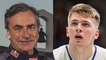 Carlos Sainz y Luka Doncic, socios de honor del Real Madrid