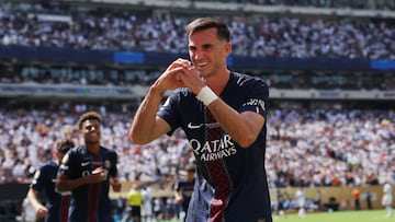 Fabián, autor de dos goles del PSG ante el Madrid, en la semifinal del Mundial de Clubes.