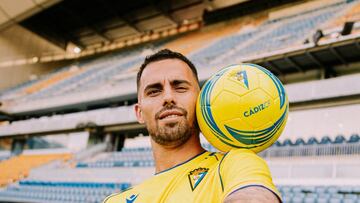 Suso Fernández en el Nuevo Mirandilla. Foto: Cádiz CF.