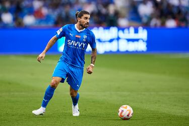 Rúben Neves, jugador del Al Hilal, durante un partido.