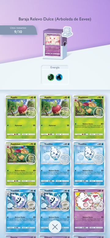 pokemon tcg pocket alcremie dulzor extremo relevo dulce estrategia deck baraja mazo