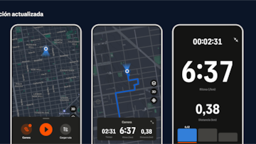 Imagen de la nueva actualización de Strava que permite a los usuarios una grabación más rápida de sus actividades desde el teléfono móvil