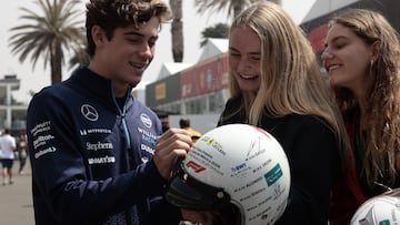 Franco Colapinto causa furor en las gradas de la Formula 1