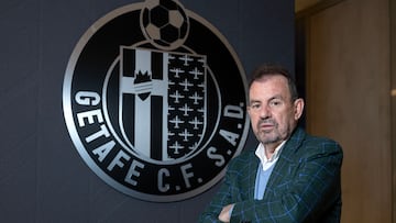 Ángel Torres, presidente del Getafe posa para AS.