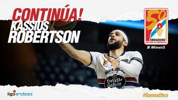 Robertson continuará una temporada más en el Obradoiro