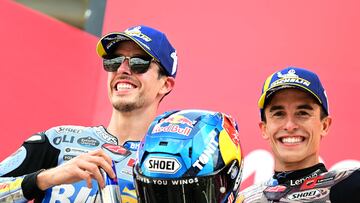Álex Márquez y Marc Márquez.