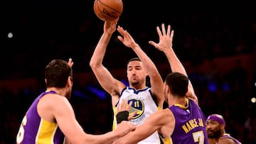 Klay Thompson, objetivo de los Lakers para 2019.