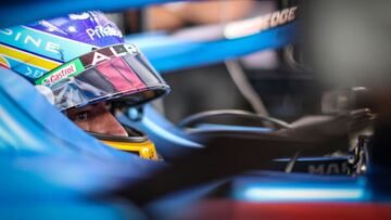 Fernando Alonso (Alpine). Sao Paulo, Brasil. F1 2021.