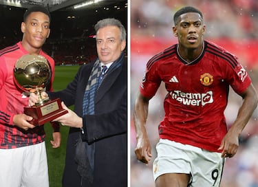 Después de despuntar en el Mónaco, el Manchester United fichó a Anthony Martial en 2015, aunque nunca acabó de consolidarse. En enero de 2022 se marcha cedido al Sevilla, pero regresa en verano a Old Trafford, donde terminó contrato en junio de 2024.  Actualmente se encuentra sin equipo a sus 28 años.