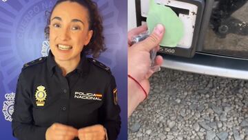Aviso de la Policía: el ‘objeto’ en la matrícula del coche que se sanciona con hasta 6.000 euros y 6 puntos del carnet