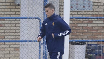 Carlos Nieto, durante un entrenamiento.