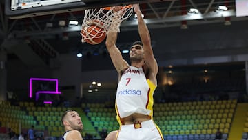 Spain's Santi Aldama in action.