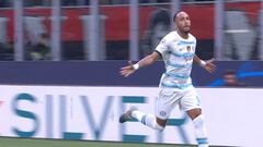 El ‘fail’ de Aubameyang en San Siro 3″ después de marcar: no salió nada bien