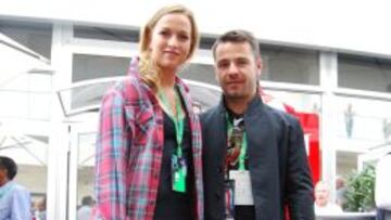 Oriol Serviá junto a Carmen Jordá en Austin (Texas).