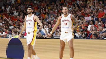 21/08/25 PARTIDO BALONCESTO AMISTOSO
SELECCION ESPAÑOLA ESPAÑA - ALEMANIA
SANTI ALDAMA WILLY HERNANGOMEZ
