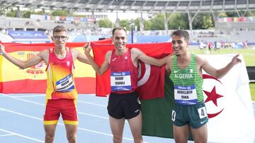 Yassine Ouhdadi, Rouay Jebabl y Abdellatif Baka.