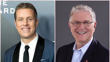 Geoff Keighley y su padre, David Keighley.