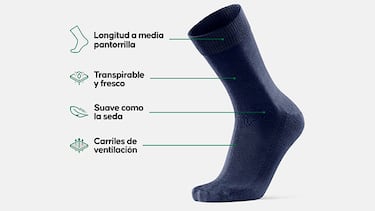 Los calcetines de bambú “como la seda” que dejan respirar el pie