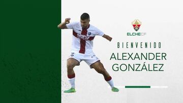 El Elche ficha al venezolano Alexander González