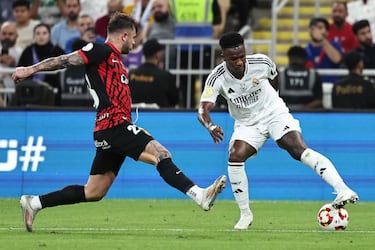 El 7 del Real Madrid y el 23 del Mallorca protagonizaron momentos alta tensión en el encuentro.