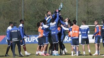 El Depor cerró la semana con cinco ausencias, pero con gran ambiente