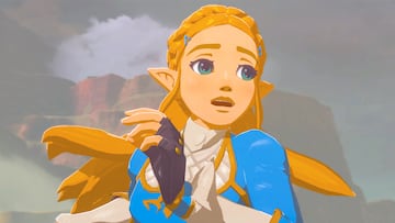 princesa zelda the legend of zelda breath of the wild