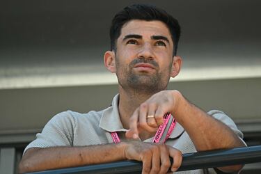 Enzo Zidane, exfutbolista francés, durante el Gran Premio de Mónaco de la Fórmula 1.
