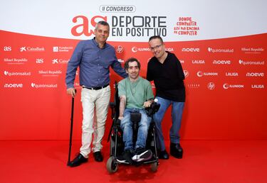Javier Martínez Fernández - Aceytuno. Licenciado en ADE con Luis Leardy, Director de Comunicación del Comité Paralímpico Español y Javier Hernández, Paralímpico y periodista.