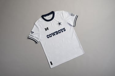 Las camisetas de los equipos de la NFL al estilo clásico del fútbol