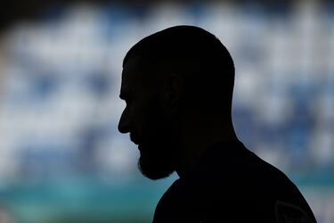 Benzema, con sangre en los ojos