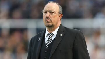 Rafa Benitez durante un partido de la Premier