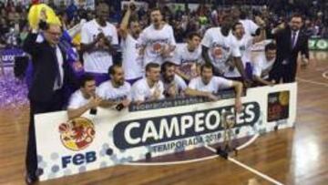 El Palencia, campeón de la Adecco Oro.