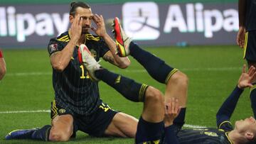 Ibrahimovic se lamenta en Georgia.