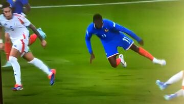Dembélé vuelve a ser carne de ‘meme’: imperdible la cómica manera de lesionar a Calafiori