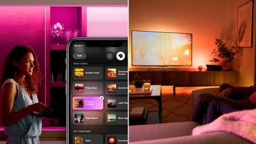 La tira LED inteligente Philips Hue Lightstrip crea ambientes con 16 millones de colores