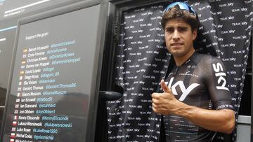 Mikel Landa durante su participación en el Tour de Francia 2017.